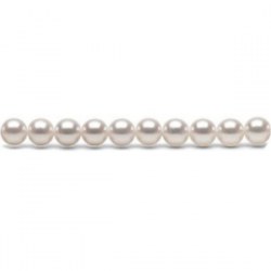 Rang 40 cm non monté de perles de culture Akoya du Japon de 6,5 à 7,0 mm