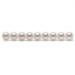 Rang 40 cm non monté de perles de culture Akoya du Japon de 7,0 à 7,5 mm