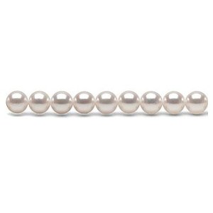 Rang 40 cm non monté de perles de culture Akoya du Japon de 7,0 à 7,5 mm