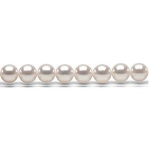 Rang 40 cm non monté de perles de culture Akoya du Japon de 8,5 à 9,0 mm AAA