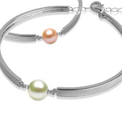 Bracelet en Argent 925 et perle d'Eau Douce DOUCEHADAMA