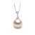 Pendentif Or 18k, Perle d'Akoya blanche AAA