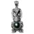 Pendentif Tiki 6,60gr Argent 925 Perle de culture de Tahiti