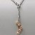 Collier pendentif en Argent 925 avec 5 perles d'Eau Douce DOUCEHADAMA