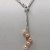 Collier pendentif en Argent 925 avec 5 perles d'Eau Douce DOUCEHADAMA